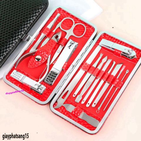 Bộ Dụng Cụ Bấm Móng Tay 12 Món Thép Không Gỉ - Phụ Kiện Chăm Sóc Móng Tay Chất Lượng Cao, Tiện Dụng Tại Nhà