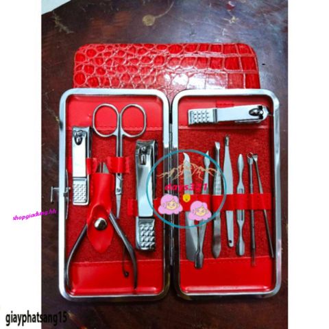 Bộ Dụng Cụ Bấm Móng Tay 12 Món Thép Không Gỉ - Phụ Kiện Chăm Sóc Móng Tay Chất Lượng Cao, Tiện Dụng Tại Nhà