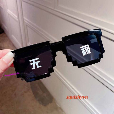 Kính Mắt Thug Life 6 Chấm Màu Sắc - Phụ Kiện Thời Trang Siêu Ngầu Dành Cho Game Thủ và Fan Minecraft