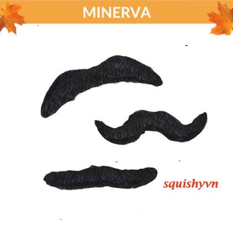 Bộ 6 Ria Mép Giả Halloween - Râu Giả Trá Hình Hài Hước Cho Tiệc Tùng Nam Nữ, Đồ Dùng Hóa Trang Sang Trọng
