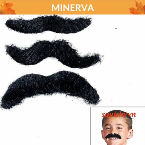 Bộ 6 Ria Mép Giả Halloween - Râu Giả Trá Hình Hài Hước Cho Tiệc Tùng Nam Nữ, Đồ Dùng Hóa Trang Sang Trọng