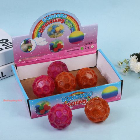 Bóp Giảm Stress Mochi Soccer Sần UFO Dễ Thương - Đồ Chơi Co Giãn Đáng Yêu Cho Trẻ Em Từ 5 Tuổi Trở Lên