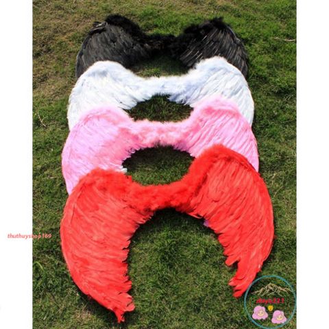 Bộ Cánh Thiên Thần Lông Vũ Siêu Mềm Cho Trẻ Em - Phụ Kiện Halloween & Tiệc Tùng, Dễ Dàng Đeo, Thoải Mái, Độc Đáo