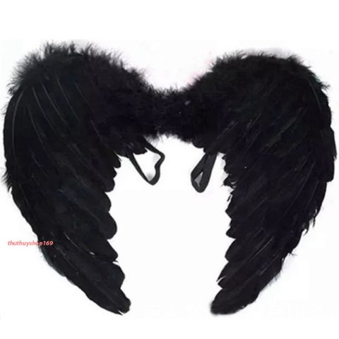 Bộ Cánh Thiên Thần Lông Vũ Siêu Mềm Cho Trẻ Em - Phụ Kiện Halloween & Tiệc Tùng, Dễ Dàng Đeo, Thoải Mái, Độc Đáo