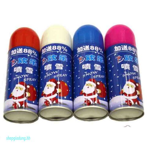 Bình Xịt Tuyết Tạo Bọt Trắng Sinh Nhật 210ml - Chất Liệu Nhôm Chống Trượt, Hoàn Hảo Cho Các Bữa Tiệc, Event