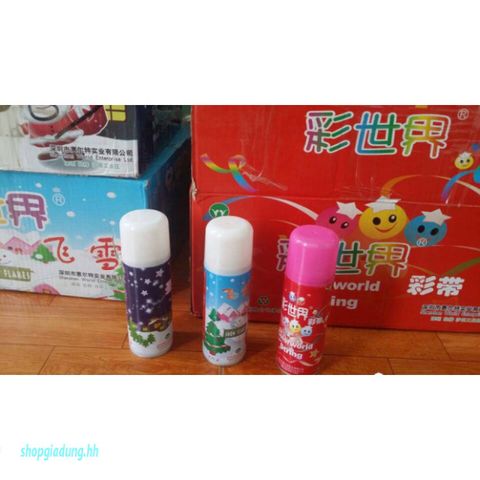 Bình Xịt Tuyết Sinh Nhật - Dụng Cụ Trang Trí Tiệc Cưới và Lễ Hội - Đặc Biệt Giá Rẻ