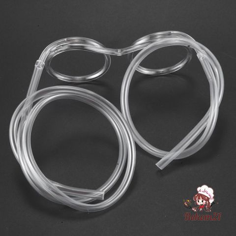 Ống Hút Kính Đeo Mắt Vui Nhộn - Thiết Kế Độc Đáo, Đồ Gia Dụng Nhà Bếp 65cm, Phụ Kiện Thú Vị Cho Tiệc Tùng