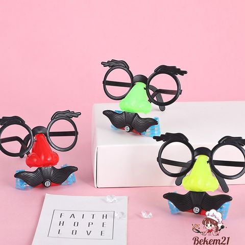 Bộ Hóa Trang Chú Hề Vui Nhộn - Mắt Kính, Mũi To & Râu Giả cho Tiệc Halloween và Sự Kiện Hóa Trang