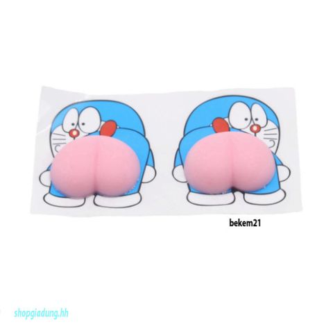 Miếng Dán Silicon Quả Đào 3D Cute - Trang Trí Laptop và Điện Thoại iPhone - Phụ Kiện Độc Đáo, Chống Trầy Xước