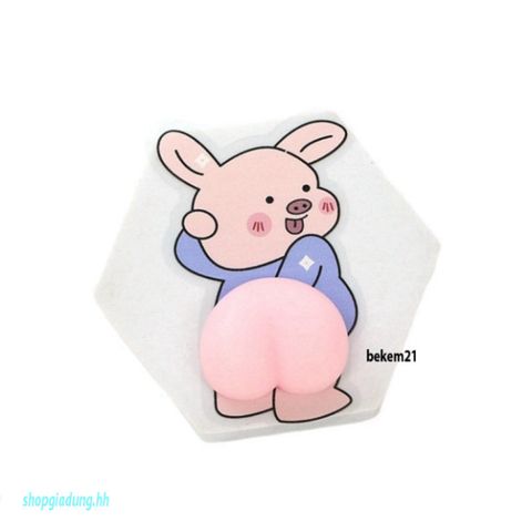 Miếng Dán Silicon Quả Đào 3D Cute - Trang Trí Laptop và Điện Thoại iPhone - Phụ Kiện Độc Đáo, Chống Trầy Xước