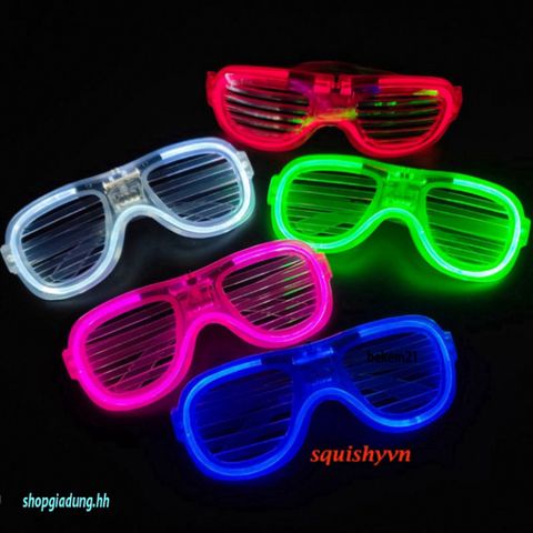 Kính Mát LED Đa Sắc Cho Bé - Quà Tặng Halloween Vui Nhộn, Phụ Kiện Tiệc Tùng, Chất Liệu Nhựa An Toàn