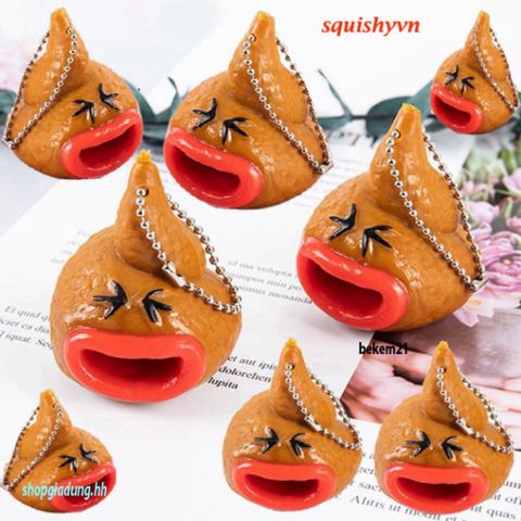 Móc Khóa Vui Nhộn Hình Cục Cứt - Quà Tặng Nghệ Thuật Độc Đáo Cho Trẻ Em, Thiết Kế Bằng Nhựa Bền, Mở Rộng Sáng Tạo