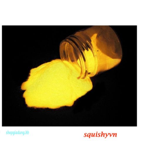 Bột Dạ Quang Màu Vàng 50g - Tạo Hiệu Ứng Phát Sáng Trong Nghệ Thuật, Sơn Vẽ, Trang Trí Nội Thất, Tiệc Tùng