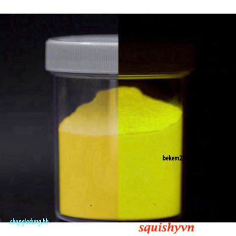 Bột Dạ Quang Màu Vàng 50g - Tạo Hiệu Ứng Phát Sáng Trong Nghệ Thuật, Sơn Vẽ, Trang Trí Nội Thất, Tiệc Tùng