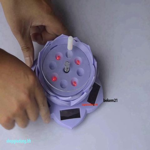 Bàn Xoay Chụp Hình 360 Độ - Dùng Quay Video Sản Phẩm Tiết Kiệm Năng Lượng Mặt Trời, Chất Liệu ABS, Kích Thước 9cm