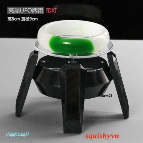Bàn Xoay Chụp Hình 360 Độ - Dùng Quay Video Sản Phẩm Tiết Kiệm Năng Lượng Mặt Trời, Chất Liệu ABS, Kích Thước 9cm