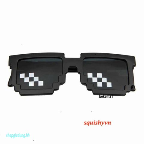 Kính Mát Thug Life - Phong Cách Sành Điệu Nam Nữ, Kính Râm Pixel Độc Đáo Cho Tiệc Tùng, Quà Tặng Thú Vị
