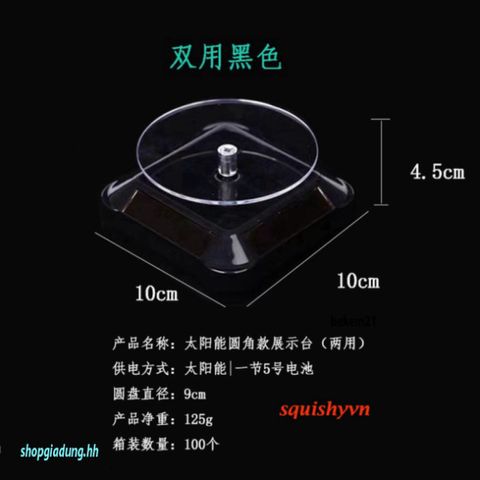Bàn Xoay Chụp Ảnh Năng Lượng Mặt Trời 360 Độ - Giá Đỡ Tự Động Đa Năng Cho Thiết Bị Quay Video, Mô Hình, Đồ Trang Sức