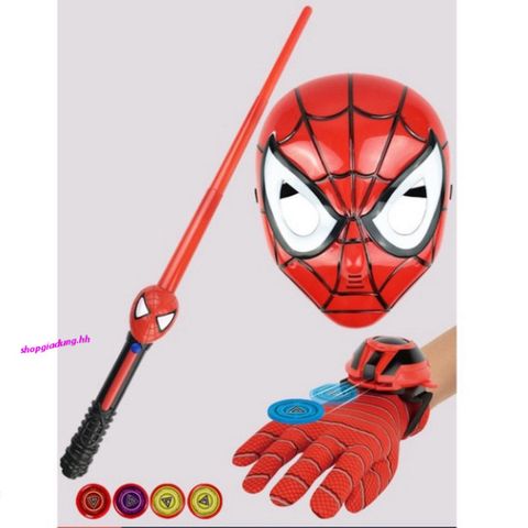 Bộ Trang Phục Giả Dạng Người Nhện Spiderman Cho Bé - Áo Choàng Và Mặt Nạ - Phù Hợp Cho Halloween Và Tiệc Ghi Hình