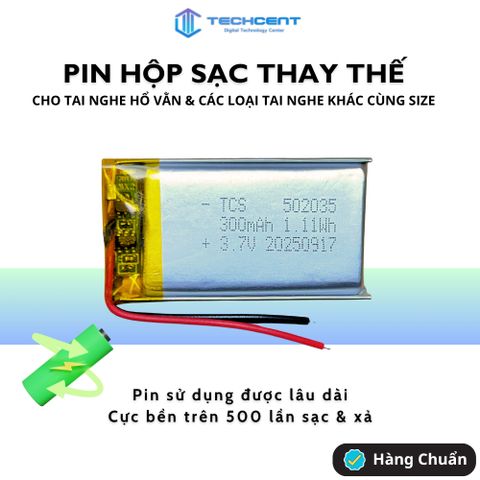 Pin Dock Sạc Thay Thế Cho Tai Nghe Hổ Vằn Ap2, Ap3, Ap4, Pro1, Pro2