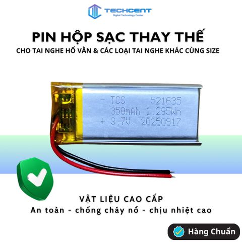 Pin Dock Sạc Thay Thế Cho Tai Nghe Hổ Vằn Ap2, Ap3, Ap4, Pro1, Pro2