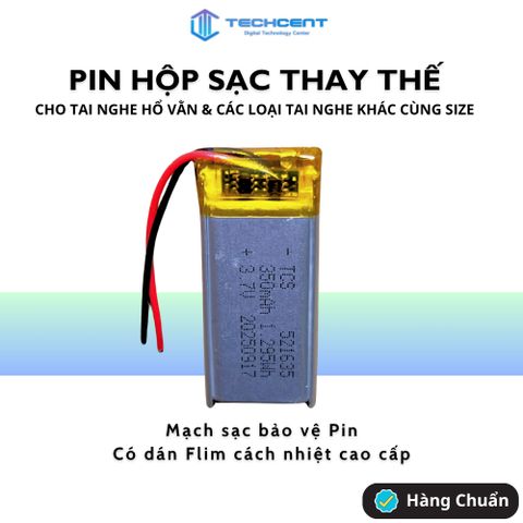 Pin Dock Sạc Thay Thế Cho Tai Nghe Hổ Vằn Ap2, Ap3, Ap4, Pro1, Pro2