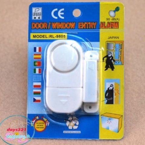 Chuông Chống Trộm Không Dây Gắn Cửa - Thiết Bị An Ninh Hiệu Quả, Dễ Lắp Đặt Cho Gia Đình, Âm Thanh Cảnh Báo >90dB