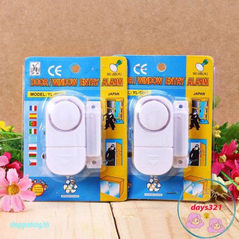 Chuông Chống Trộm Không Dây Gắn Cửa - Thiết Bị An Ninh Hiệu Quả, Dễ Lắp Đặt Cho Gia Đình, Âm Thanh Cảnh Báo >90dB