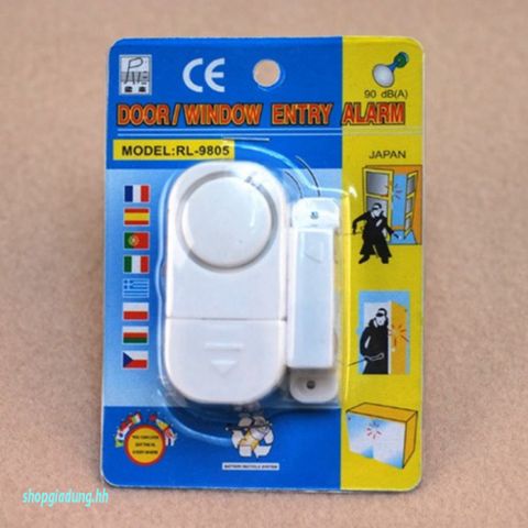 Chuông Chống Trộm Không Dây Gắn Cửa - Thiết Bị An Ninh Hiệu Quả, Dễ Lắp Đặt Cho Gia Đình, Âm Thanh Cảnh Báo >90dB