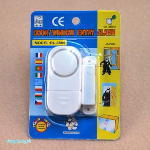 Chuông Chống Trộm Không Dây Gắn Cửa - Thiết Bị An Ninh Hiệu Quả, Dễ Lắp Đặt Cho Gia Đình, Âm Thanh Cảnh Báo >90dB
