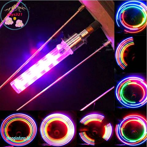 Đèn Van Xe 5 Bóng LED Nháy 7 Màu - Phát Sáng Khi Chạy, Tương Thích Mọi Mẫu Xe, Trang Trí An Toàn