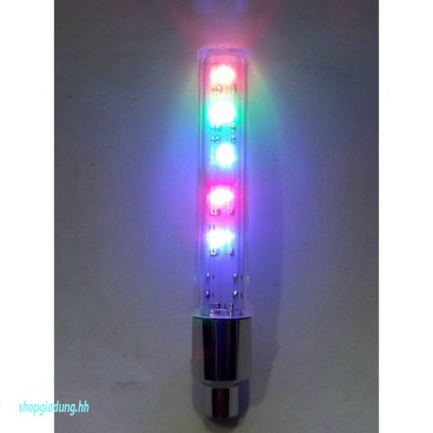 Đèn Van Xe 5 Bóng LED Nháy 7 Màu - Phát Sáng Khi Chạy, Tương Thích Mọi Mẫu Xe, Trang Trí An Toàn
