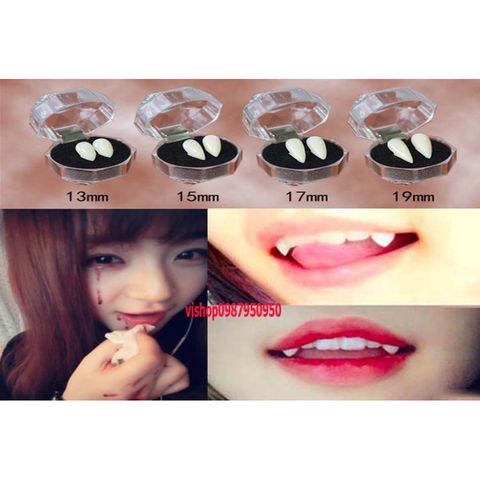 Răng Nan Giả Răng Khểnh Cao Cấp - Bộ Răng Nan Chất Lượng Kèm Keo Gắn An Toàn - Phụ Kiện Hóa Trang Hấp Dẫn