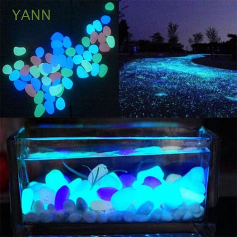 Bộ 10 Viên Đá Dạ Quang Phát Sáng - Trang Trí Bể Cá, Vườn, Lối Đi - Đá Cuội Phát Sáng Thời Gian Lên Đến 10 Giờ