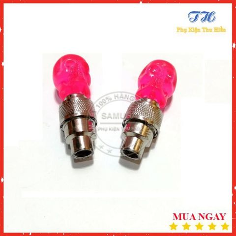 Combo 2 Đèn Led Gắn Van Bánh Xe - Đèn Trang Trí Phát Sáng Động Bảo Đảm An Toàn Khi Di Chuyển