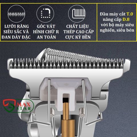 Tông Đơ Cắt Tóc Chuyên Nghiệp T9 Hình Phật - Máy Cắt Tóc Nam Cao Cấp, Bảo Hành Chính Hãng 3 Tháng, Đổi Mới 30 Ngày