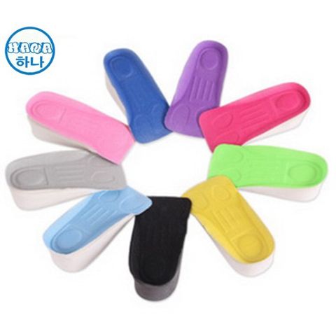 Miếng Lót Giày Tăng Chiều Cao Silicone - Bộ 2 Miếng Dành Cho Giày Nam Nữ, êm chân, Vô Hình, Chống Trượt, Thời Trang Hana