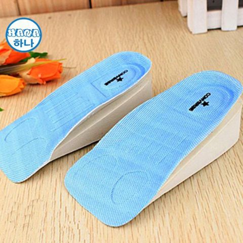 Miếng Lót Giày Tăng Chiều Cao Silicone - Bộ 2 Miếng Dành Cho Giày Nam Nữ, êm chân, Vô Hình, Chống Trượt, Thời Trang Hana