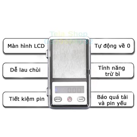 Cân Tiểu Ly Điện Tử Mini MH333 - Độ Chính Xác 0.01g, Tặng Pin, Bảo Hành 12 Tháng, Thích Hợp Cân Bánh, Vàng, Yến Sào