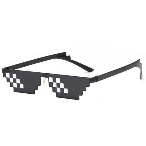 Kính Mát Thug Life Minecraft Pixel W0124 - Kính Chống Tia UV Thời Trang Cho Trẻ Em, Sành Điệu Khi Ra Ngoài