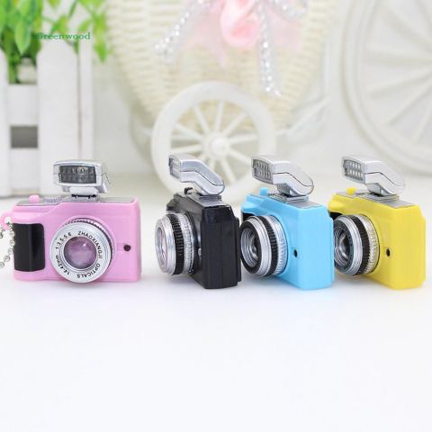 Móc Khóa Hình Dáng Máy Ảnh Đèn LED Mini Dễ Thương - Phụ Kiện Thời Trang Độc Đáo Cho Chìa Khóa, Túi Xách, Quà Tặng Fan Ảnh