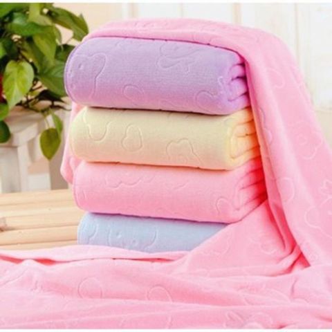 Khăn Tắm Siêu Mềm Mịn Xuất Nhật 140x70cm - Microfiber Cao Cấp, Hút Ẩm Nhanh, An Toàn Cho Da Nhạy Cảm, Giao Hàng Miễn Phí HCM