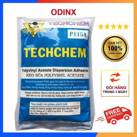 Keo Sữa Dán Tường TECHCHEM 1kg - Keo Dán Giấy, Gỗ Chất Lượng Cao, Độ Bám Dính Tốt, Phù Hợp Cho Dán Tranh và Ứng Dụng Thủ Công
