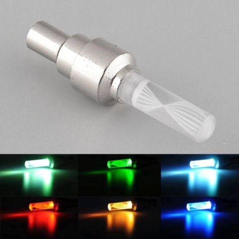 Đèn Led Gắn Van Bánh Xe Đạp, Xe Máy - Ánh Sáng Đẹp, An Toàn Khi Đi Đường Tối, Chống Thấm Nước, Dễ Dàng Lắp Đặt