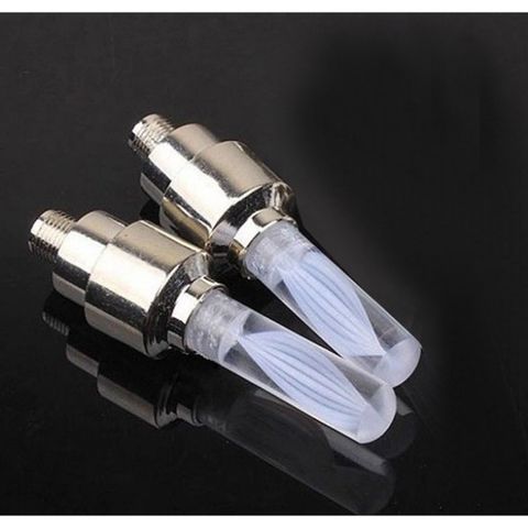 Đèn Led Gắn Van Bánh Xe Đạp, Xe Máy - Ánh Sáng Đẹp, An Toàn Khi Đi Đường Tối, Chống Thấm Nước, Dễ Dàng Lắp Đặt