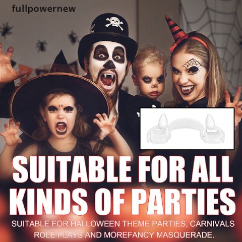 Răng Nan Giả Ma Cà Rồng Halloween - Răng Sát Nhân Kinh Dị Cao Cấp Giúp Tạo Điểm Nhấn Cho Bộ Trang Phục Quái Dị