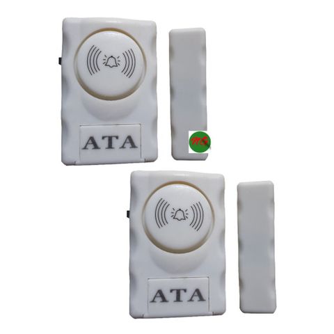 Bộ 2 Chuông Cửa Từ Báo Động Chống Trộm ATA AT-007 - Thiết Bị An Ninh Gia Đình, Bảo Hành 12 Tháng, Âm Thanh 105dB