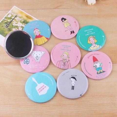 Gương Mini Cầm Tay Hàn Quốc Siêu Dễ Thương - Kích Thước Nhỏ Gọn, Tiện Dụng, Phụ Kiện Thời Trang Cho Nữ