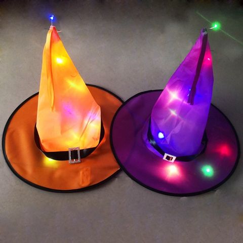 Mũ Phù Thủy Hóa Trang LED - Mũ Halloween Phát Sáng Cho Bữa Tiệc, Trang Trí Nhà Cửa, Quà Tặng Ý Nghĩa