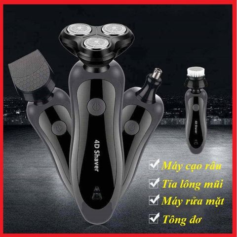 Máy Cạo Râu Enchen BlackStone 3 Chống Nước Đa Năng - Tông Đơ, Máy Rửa Mặt, Tỉa Lông Mũi Thông Minh, Bảo Hành 6-12 Tháng
